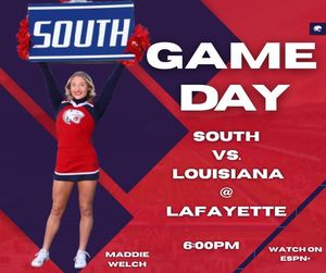 Image post by @southalabama.cheerleading on Facebook
