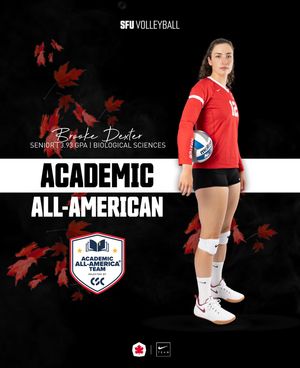 Image post by @sfu_volleyball on Instagram