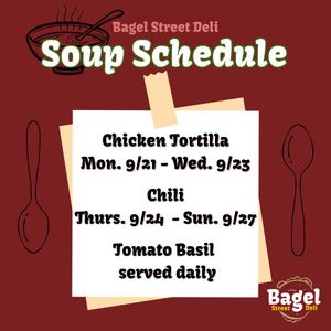 Image post by @bagelstreetdeli on Instagram