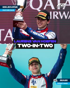 Image post by @formula2 on Instagram
