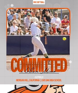 Image post by @West Valley College Softball on Facebook
