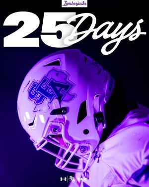 Image post by @SFAFootball on Facebook