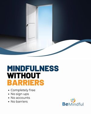 Image post by @Bemindful.us.org on Facebook