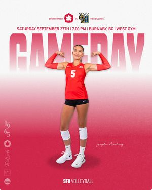 Image post by @sfu_volleyball on Instagram