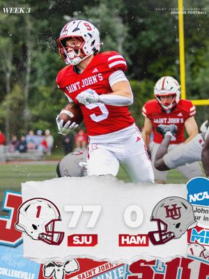 Image post by @saintjohnsfootball on Instagram
