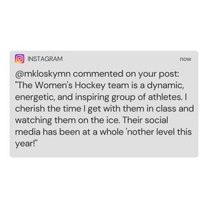 Image post by @smumn_whockey on Instagram