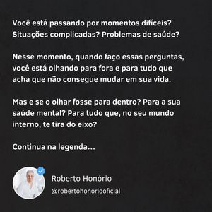 Image post by @robertohonoriooficial on Instagram