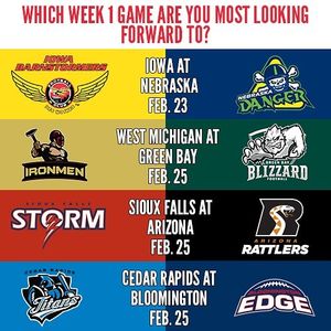 Image post by @indoorfootballleague on Instagram