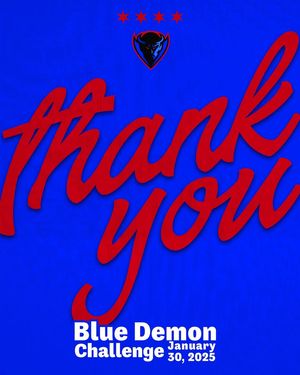 Image post by @depaulbluedemons on Facebook