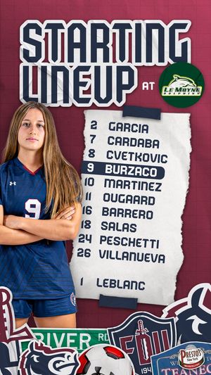 Image post by @FDUKnightsWSOC on Twitter