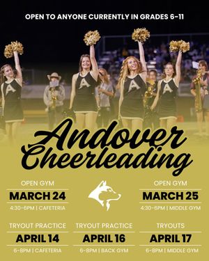 Image post by @andovercheerteam on Instagram