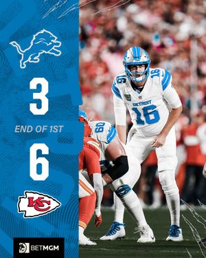 Image post by @Lions on Twitter