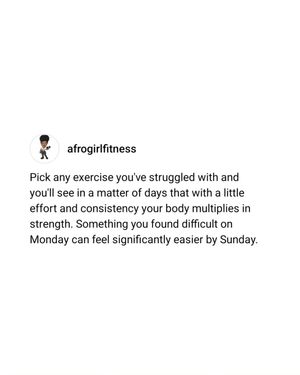 Image post by @afrogirlfitness on Instagram
