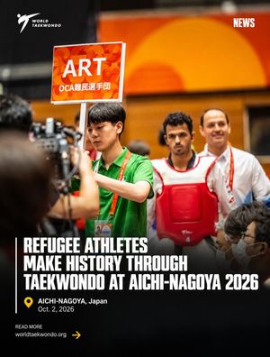 Image post by @worldtaekwondo on Instagram