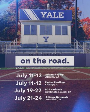 Image post by @YaleSoftball on Twitter