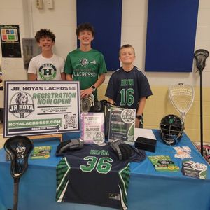 Image post by @JR Hoyas Lacrosse on Facebook