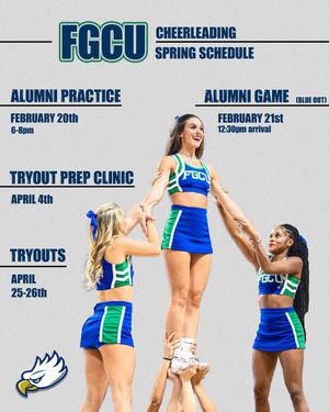 Image post by @fgcu_cheer on Instagram