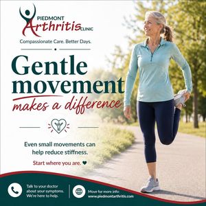 Image post by @PiedmontArthritisClinic on Facebook