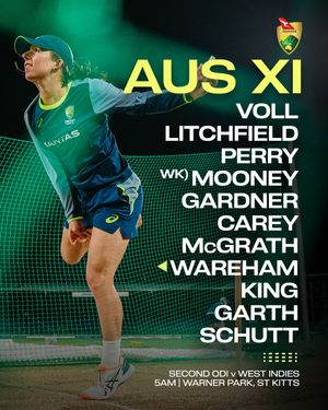 Image post by @auswomencricket on Instagram