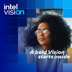 Image post by @intel on Twitter/X