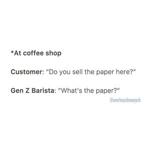 Image post by @overheardnewyork on Instagram
