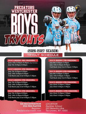 Image post by @predatorslacrosse on Instagram