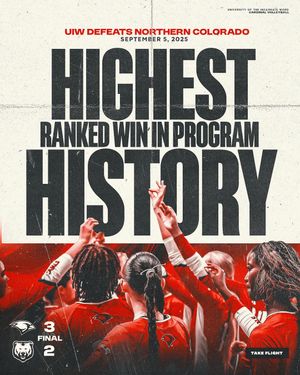 Image post by @uiw_volleyball on Instagram