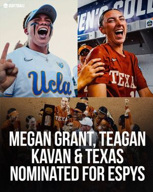 Image post by @ncaasoftball on Instagram