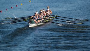 Image post by @MSU_Rowing on Twitter