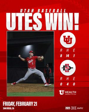 Image post by @utahbaseball on Instagram