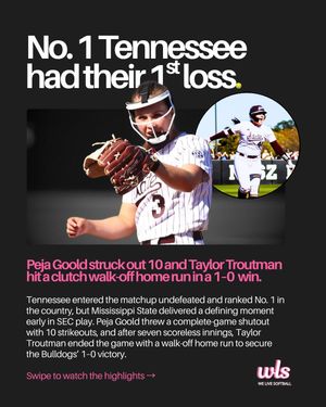 Image post by @welivesoftball_ on Instagram