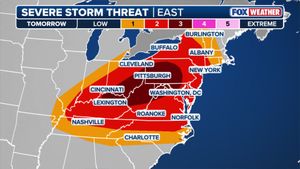 Image post by @foxweather on Instagram