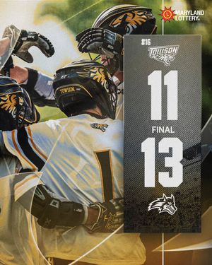 Image post by @towson_mlax on Instagram