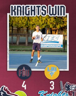 Image post by @fduknights_tennis on Instagram