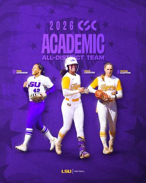 Image post by @LSUsoftball on Twitter