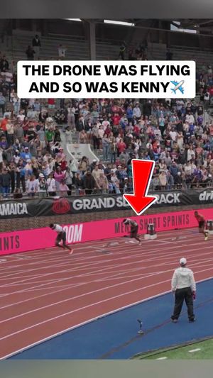 Video post by @grandslamtrack on Facebook