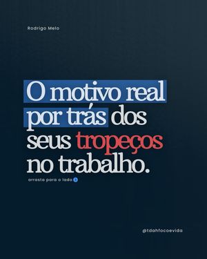 Image post by @tdahfocoevida on Instagram