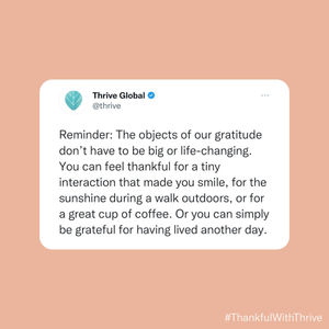 Image post by @thrive on Instagram