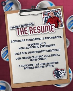 Image post by @FDUKnightsWVB on Twitter