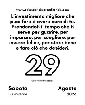 Image post by @calendarioimprenditoriale on Instagram