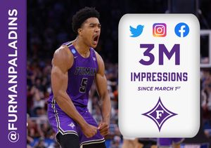 Image post by @FurmanPaladins on Twitter