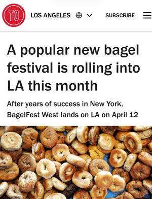 Image post by @bagelfest on Instagram
