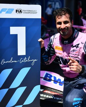 Image post by @formula2 on Instagram