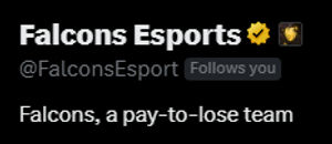 Image post by @heroicgg on Twitter/X