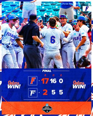 Image post by @GatorsBB on Twitter