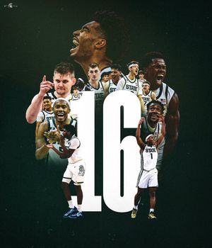 Image post by @MSU_Basketball on Twitter