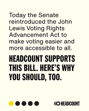 Image post by @headcountorg on Instagram