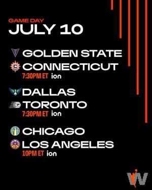 Image post by @WNBA on Twitter