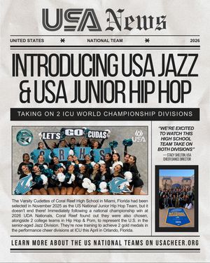 Image post by @usa_cheer on Instagram