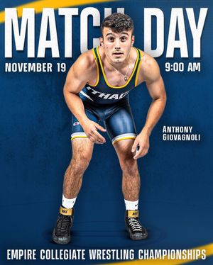 Image post by @ithacawrestling on Instagram